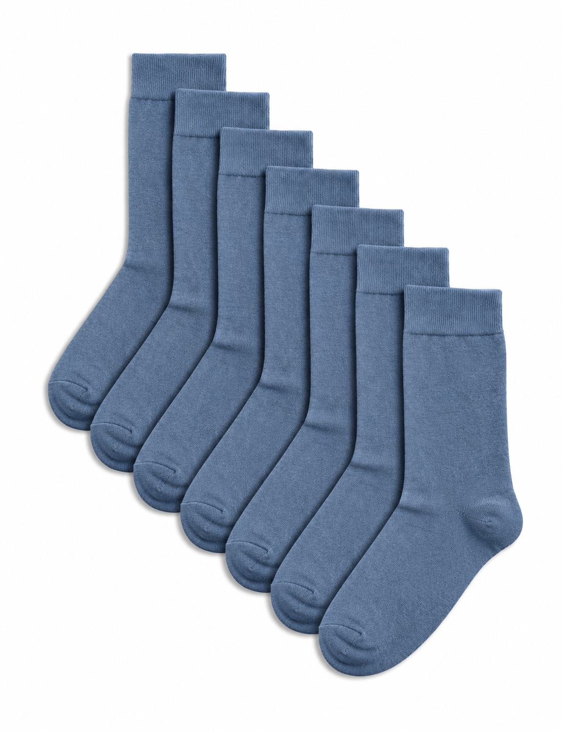 Marks and Spencer 7 Pack Cool & Fresh™ Cotton Rich Socks SKY BLUE