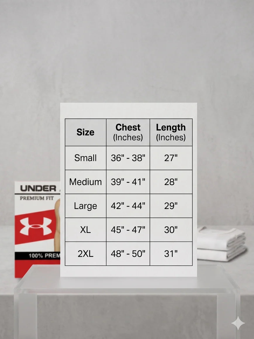 Under Armour Men's Cotton Vest Pack of 3
