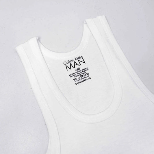 Calvin Klein MAN Premium Cotton Stretch Vests – Pack of 3