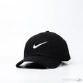 Black Nike Cap with Black Swoosh Logo for Men Women Daily Use