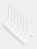 Marks and Spencer 7 Pack Cool & Fresh™ Cotton Rich Socks  White