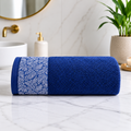 Export Quality Pure Cotton Bath Towel - Blue