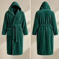 Luxury Unisex Fleece Bath Robe - Green