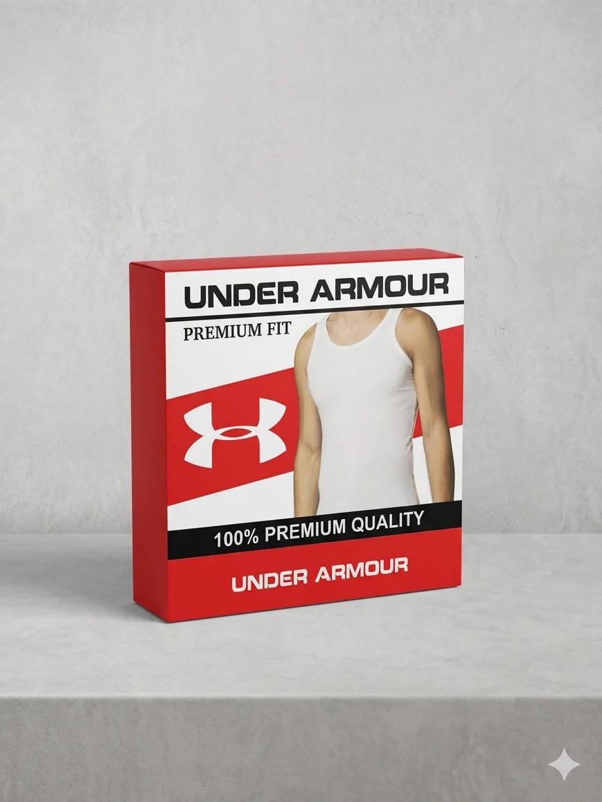 Under Armour Men's Cotton Vest Pack of 3
