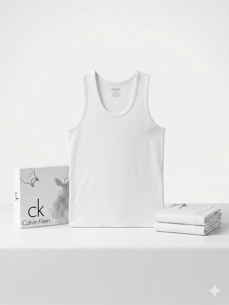 CK Men's Cotton Vest Pack of 3