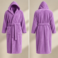 Luxury Unisex Fleece Bath Robe - Indigo