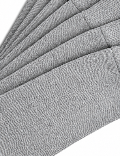 Marks and Spencer 7 Pack Cool & Fresh™ Cotton Rich Socks SILVER