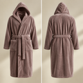 Luxury Unisex Fleece Bath Robe - Muted