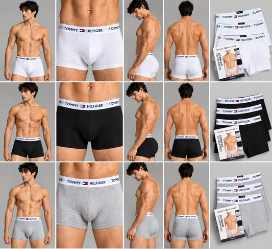 Tommy Hilfiger BOXER PANTS PACK OF 3 COTTON STRETCH