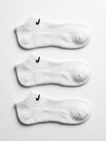 N.I.K.E Everyday Cushioned No Show Socks – Pack of 3 ( Export Overstock ) White